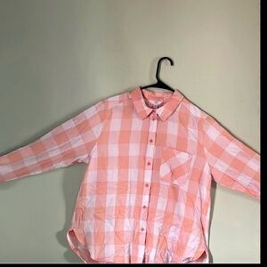 Kids Pink Checkered Shirt